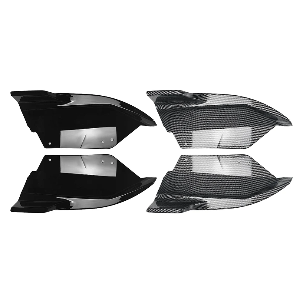 2Pcs Car Rear Bumper Side Corner Spoiler For BMW X1 U11 U12 IX1 M Sport 2023-2024