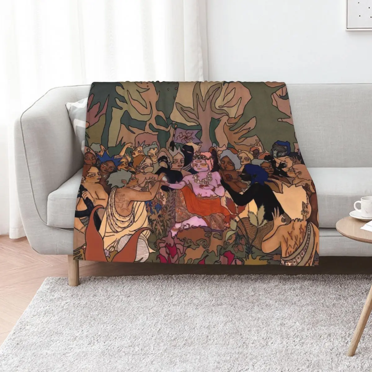 post human survival horror Throw Blanket Soft funny gift Soft Plush Plaid Extra Large Throw Bed linens Hairy Blankets