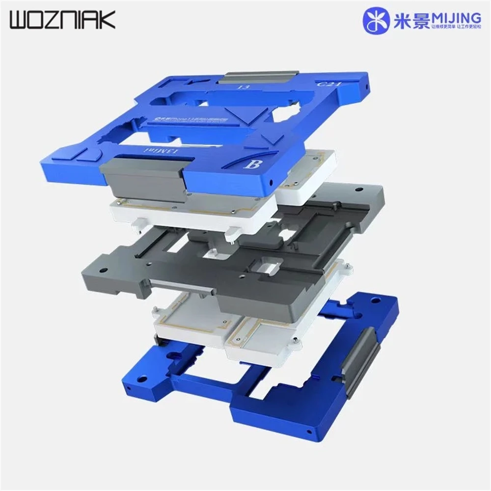 MiJing C17C18 C21 C22 C23 Motherboard Middle Layer Tester Platform For iPhone XS-15Pro Max Logic Board Lower Middle Frame Repair