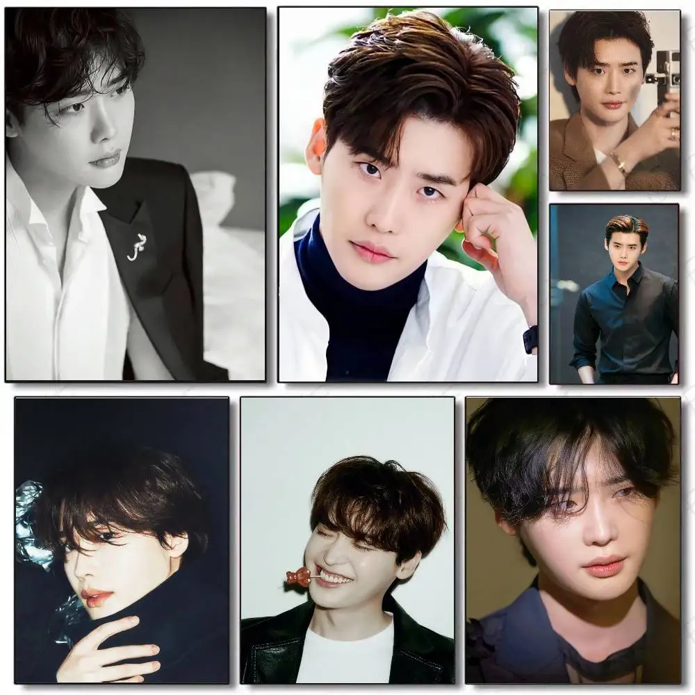 Korean Actor L-Lee J-Jong S-Suk Art Sticky Wall Waterproof Home Living Room Bedroom Bar Aesthetic Decoration