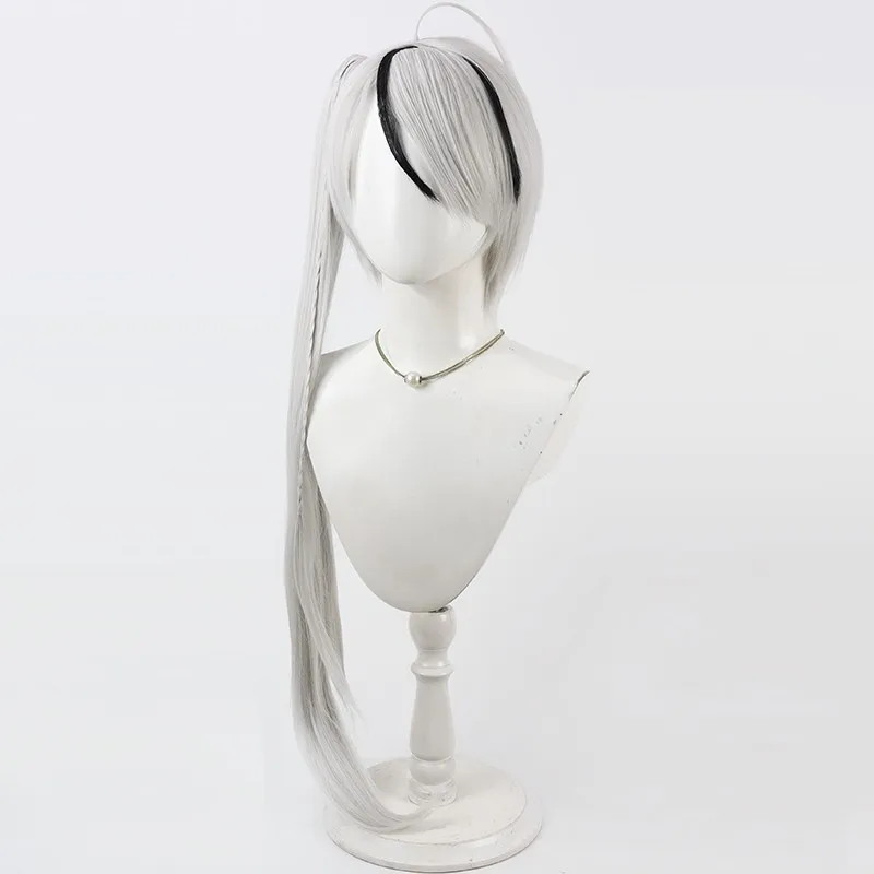 ミニョン・ライブラリー・オブ・ルイナ・ヤン・ヴィスモック コスプレウィッグ 取り外し可能なポニーテール