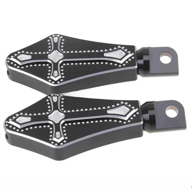 

Harley 883 1200 Dana CNC Modified Brake Pedals, Crossheart Cross Pedals, Black Cut, Style Accessories