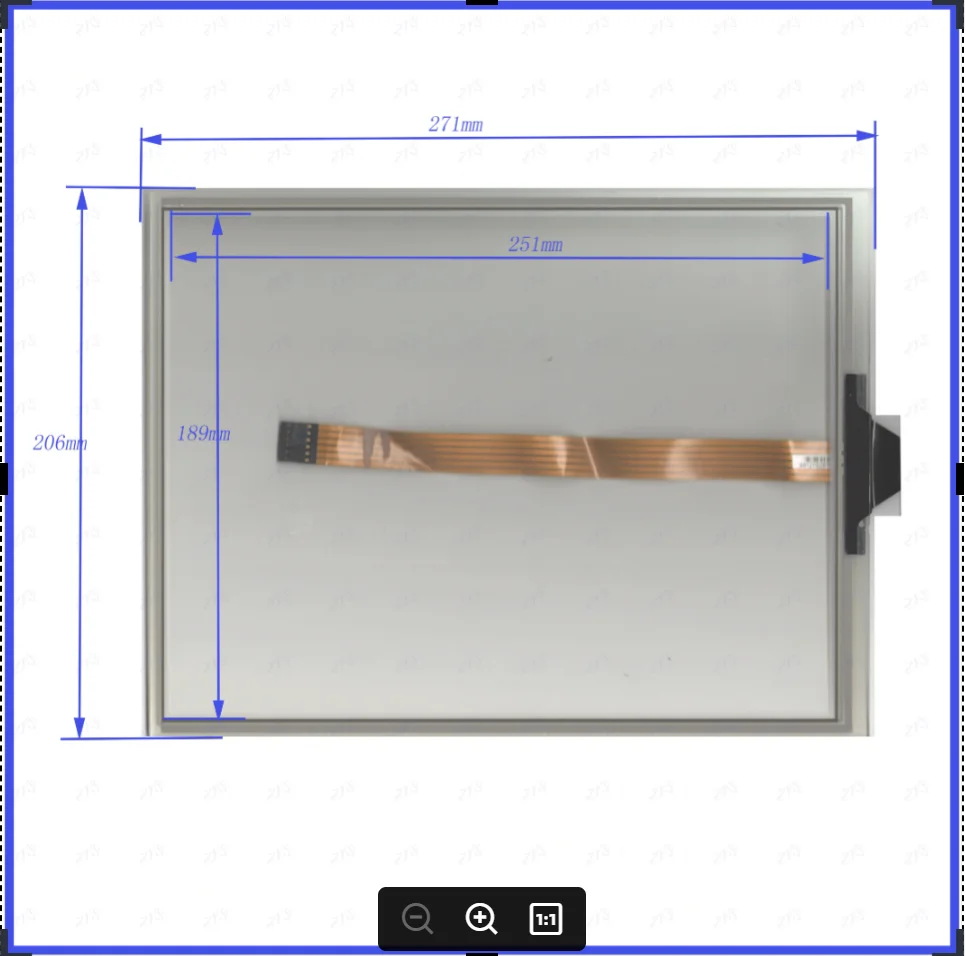wholesale  271*206mm TT21360A10  6lines 10.4inch  resistance screen  for model radio CAR this is compatible Industrial Control