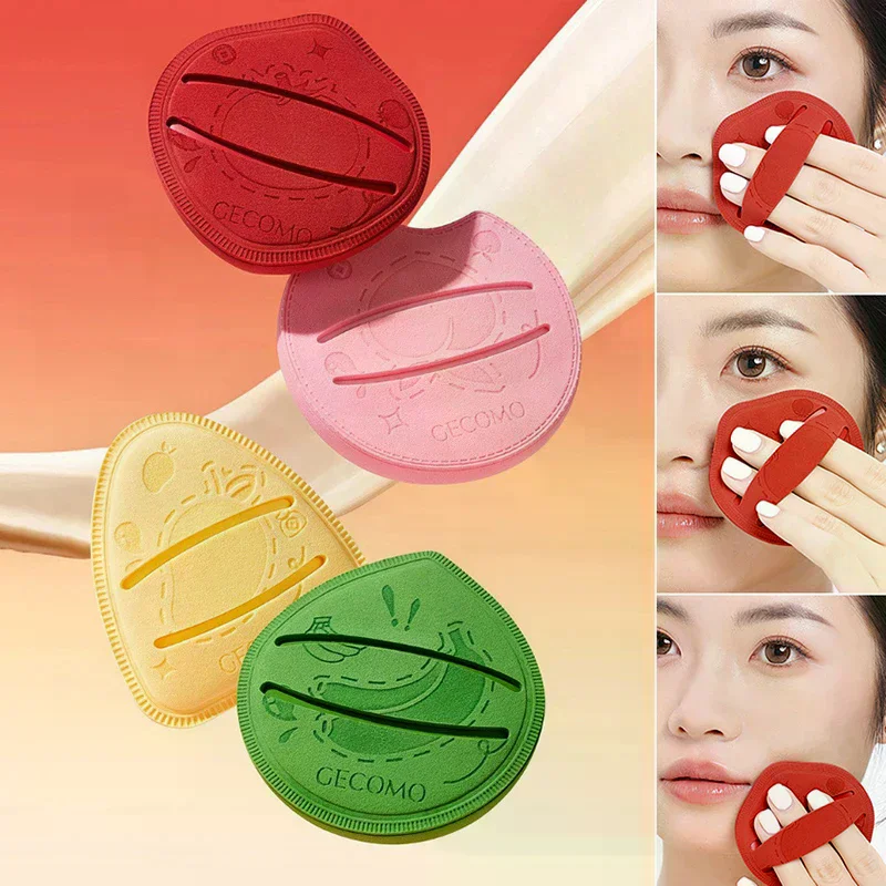 1 pz fondotinta creativo soffio di polvere cuscino d'aria super morbido trucco frullatore spugna applicatore cosmetico a doppio uso umido e secco