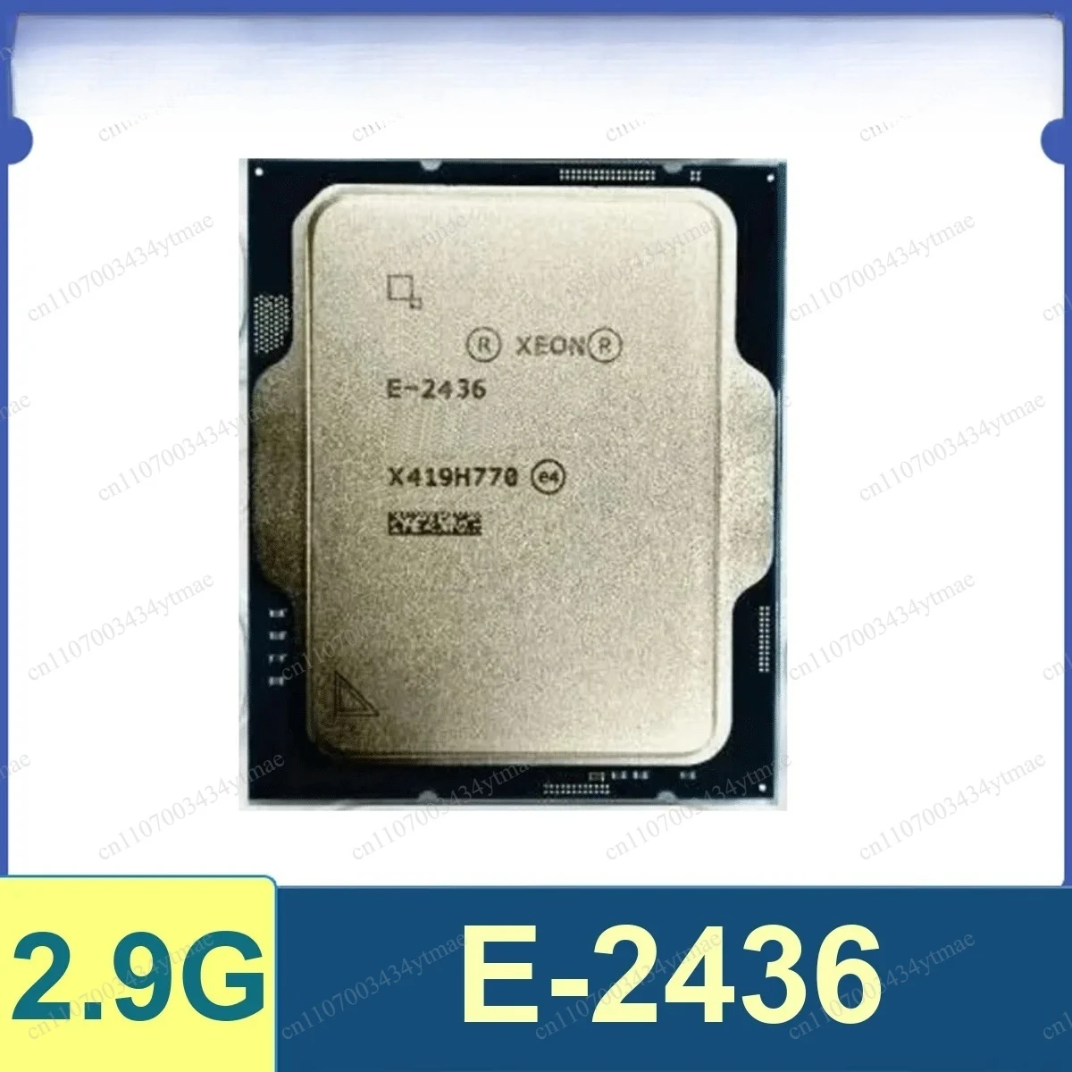 LGA1700 Server Processor Xeon E-2436 SRMXB 6C12T 2.90GHz 18MB 65W 10nm DDR5 4800MHz CPU