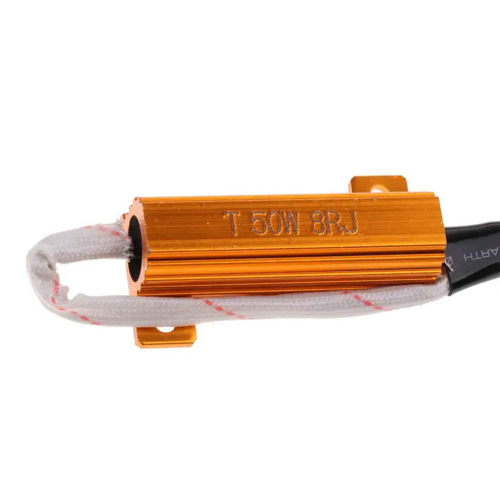 Easy Install H4 LED Load Resistor Decoder Harness Adapter Plug and Play Wiring for Car Fog Headlamp