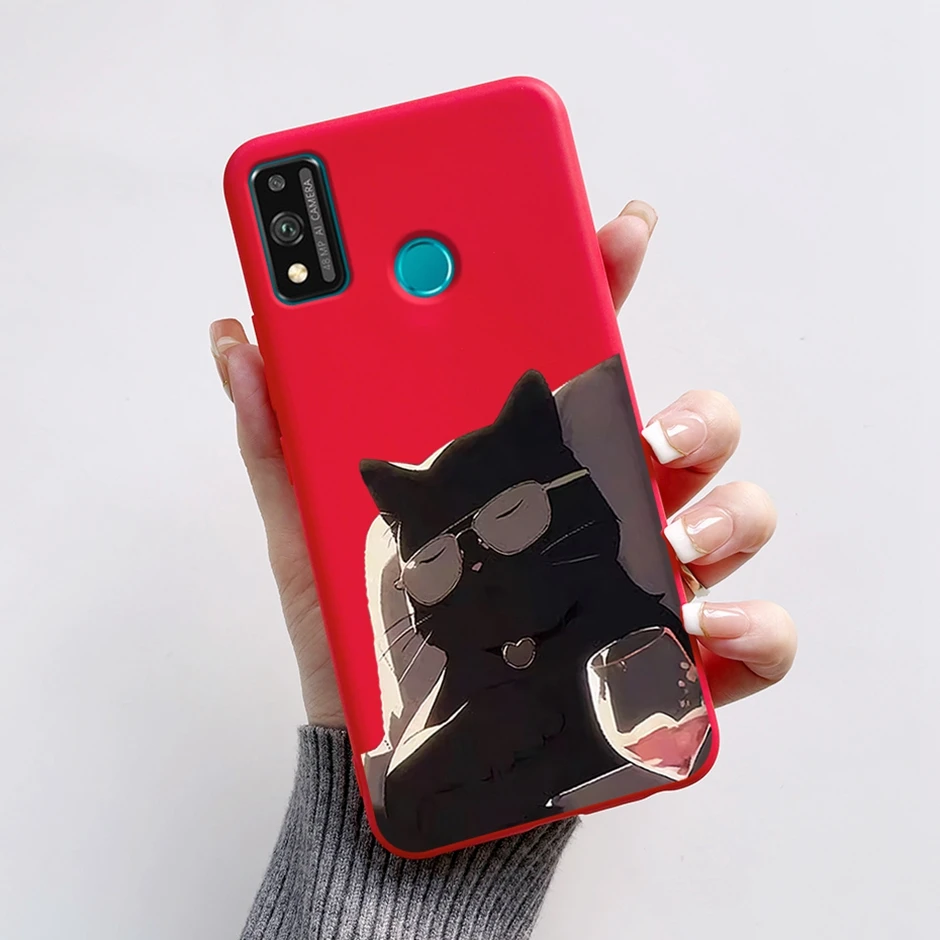 Novel Cartoon Case For Honor 9X Lite Cute Painting Unique Phone Bumper Fashion Designed Case For Honor 9X Lite Protection Coques