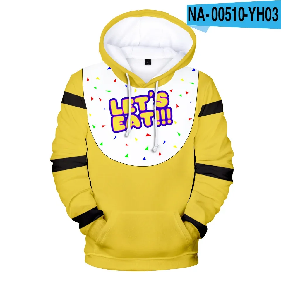 3 To 14 Years Kids Cartoon Hoodies Five Nights At FN AF 3D Hoodie Sweatshirt Boys Girls Bear Cartoon cosplay Children Pullover