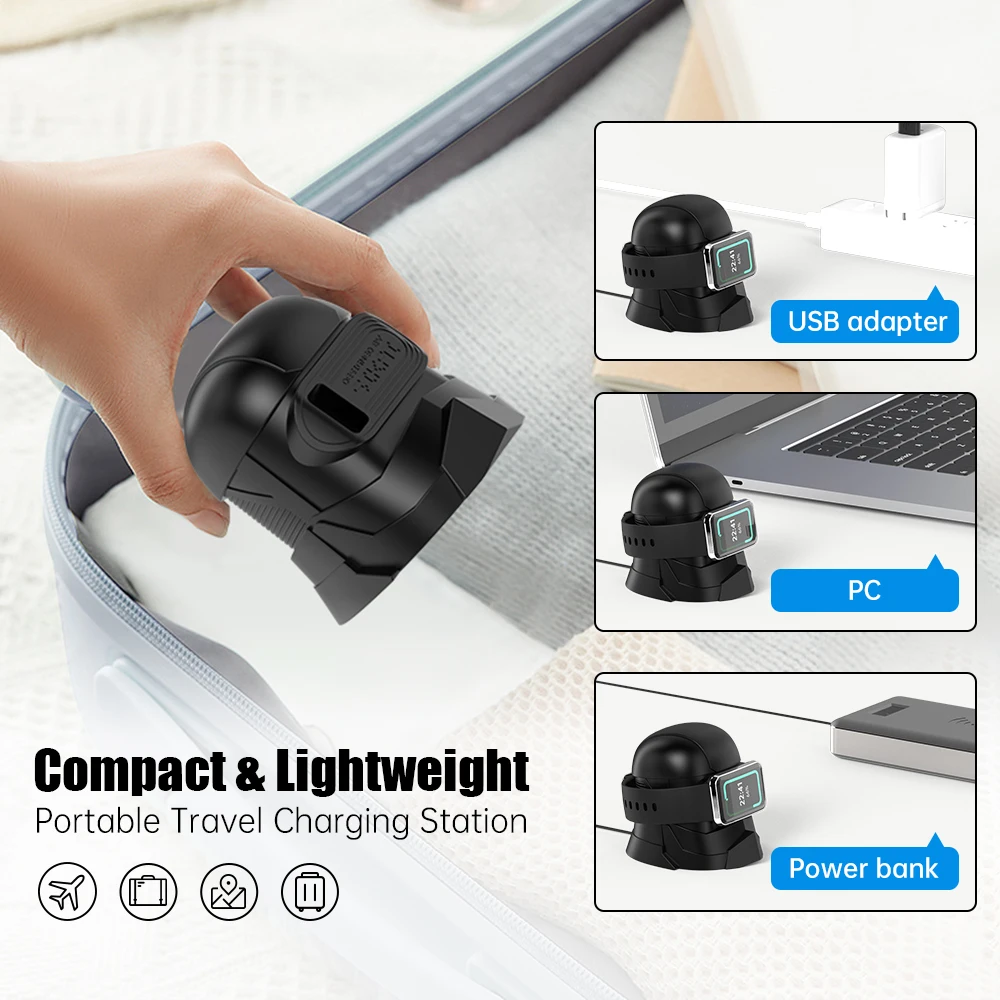 حامل شاحن لـ Xiaomi Mi Band 9 pro/8 Pro/7Pro Smart Bracelet Station Dock USB كابل شحن حامل الملحقات الذكية