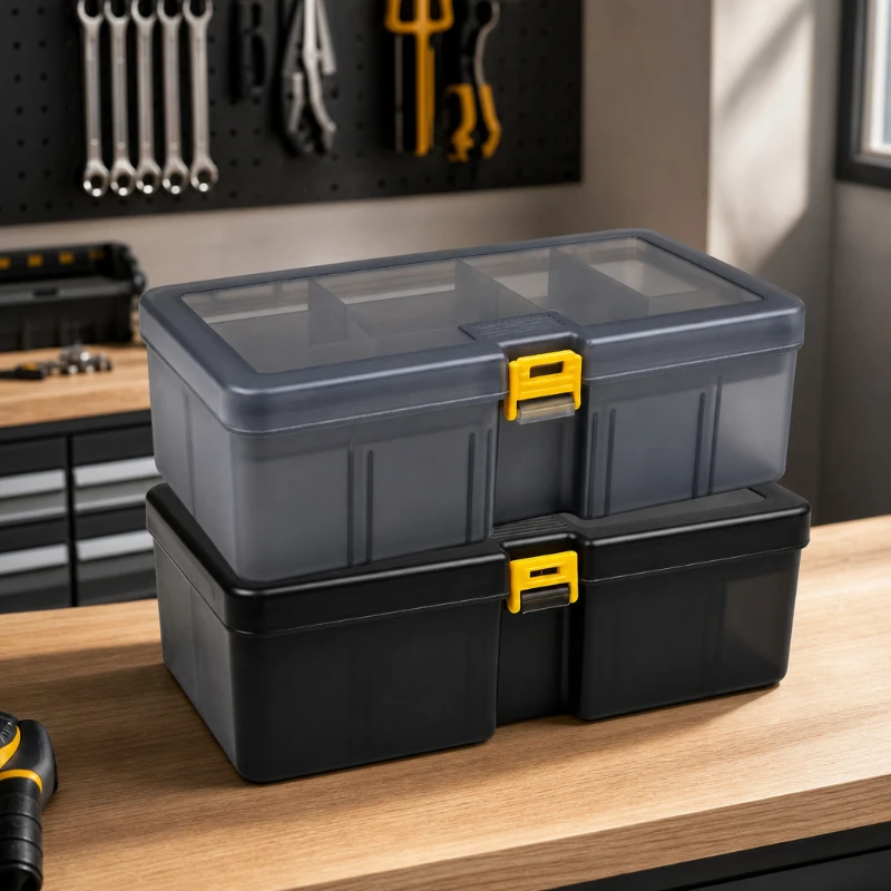 Fishing Supplies Universal Double-Layer Fishing Gear Box Plastic Bait Hook Accessories Storage Container Outdoor Fishing All Wat