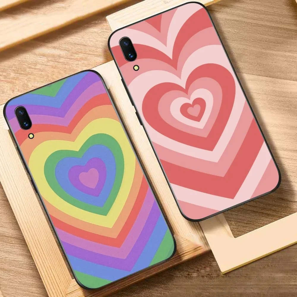 

Love Heart Phone Case For Huawei Y9 6 7 5 Prime Enjoy 7s 7 8 plus 7a 9e 9plus 8E Lite Psmart Shell