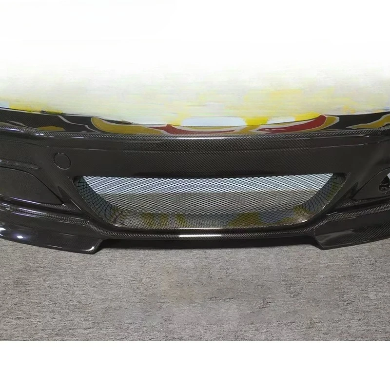 For 2-Door M3 E46 Coupe High-Quality Carbon Fiber Front Bumper Upgrade, Automotive Exterior Parts Front Lip Body Kit 3