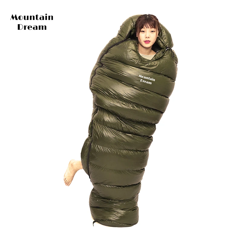 Mountaindream Outdoor Adult Mommy Warm Ultralight Travel Camping Down Sleeping Bag Duck Down Sleeping Bag