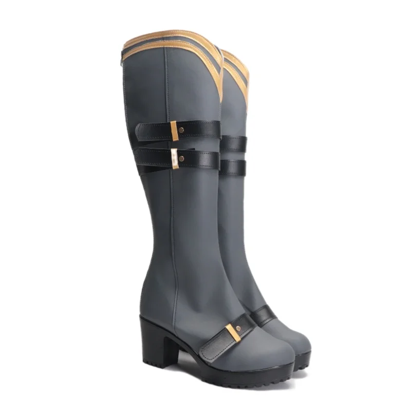 Jeu joli Derby symboli Kris S Cosplay chaussures bottes Shimbori Kurisu Esu pour fête d'halloween adultes femmes hommes