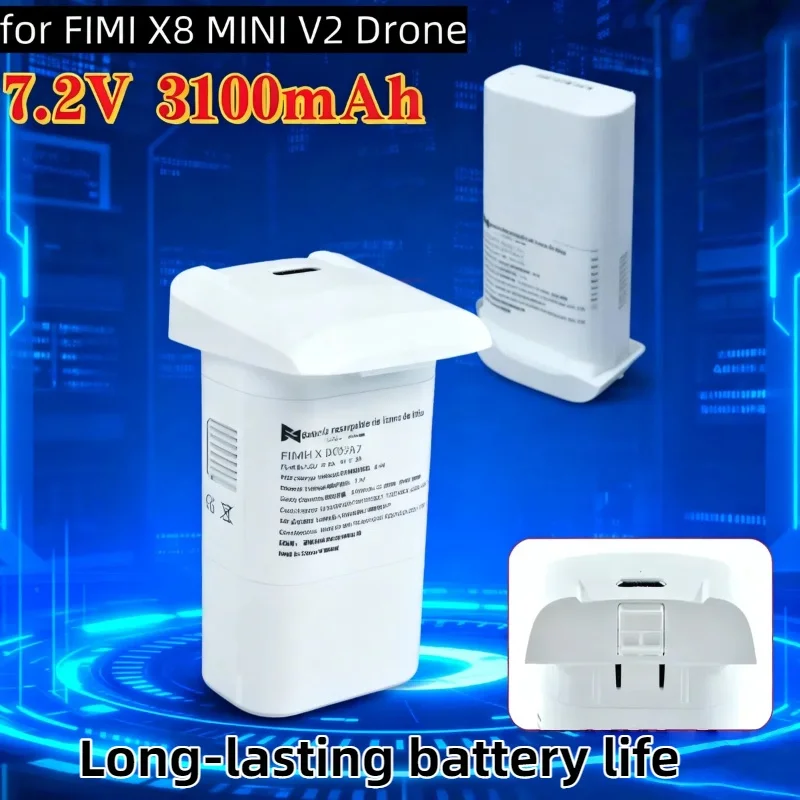 

7.2V 3100mAh Li-ion Rechargeable Battery–FOR FIMI X8 MINI V2 Drone, Flight Spare Parts,Must-Have RC Quadcopter Accessory