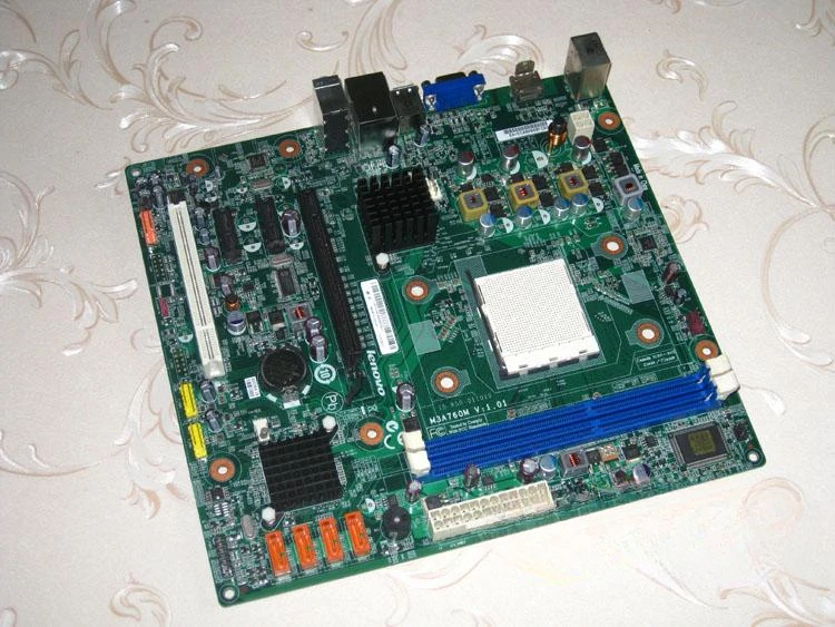 For Lenovo M3A760M V: 1.01 Main Board RS780Q-LM5 AM3 DDR3 Replacement CM3A76ME