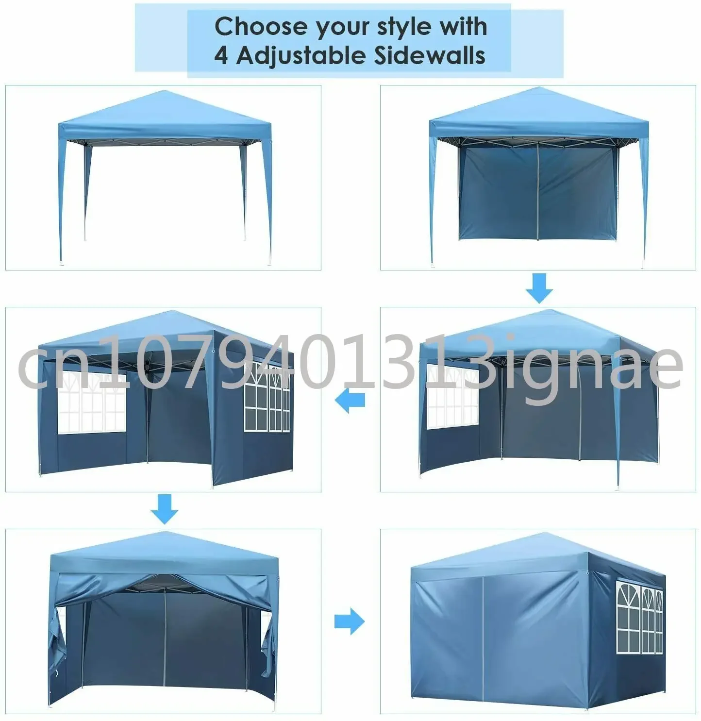 

Portable outdoor rain proof waterproof tent party garden picnic awning frame