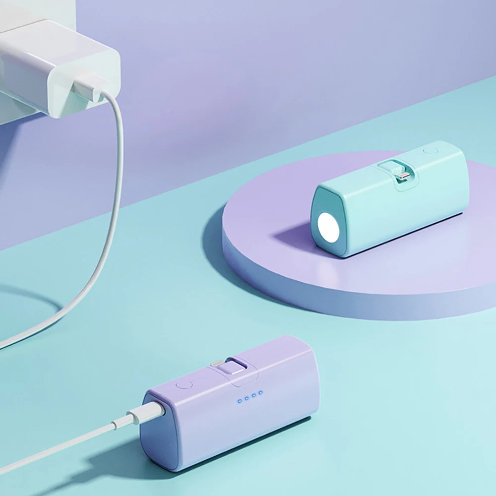 4500mAh Mini Wireless Power Supply High Capacity Fast Charging Mobile Powerbank Emergency External Battery For iPhone Type-c