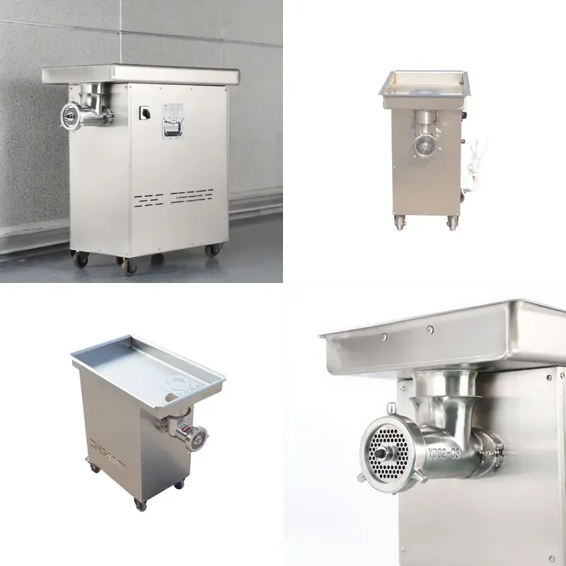 1800W Electric Automatic Commercial Meat Grinder with Sausage Stuffer for Beef Pork Fish Canteens and Restaurants