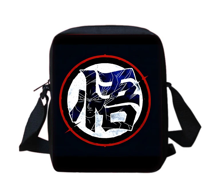 Sac messager imprimé Anime D-Dragons IkGoku pour garçons et filles, sac à main décontracté pour enfants, sac de téléphone pour hommes et femmes, sac à provisions initié