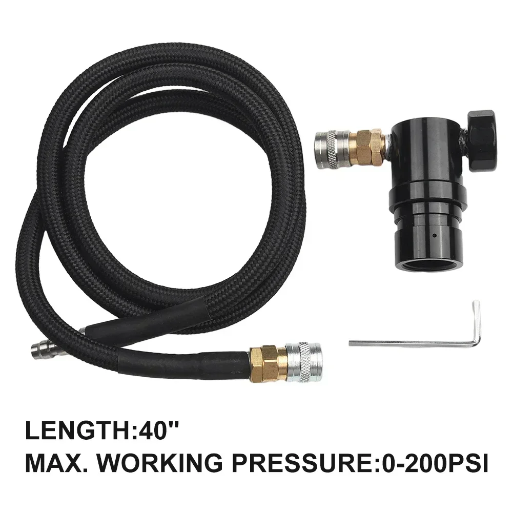 HPA Cro MR GEN2 Regulator With Americans Foster Coupler  Remote Hose- Output 20psi To 200psi High Pressure