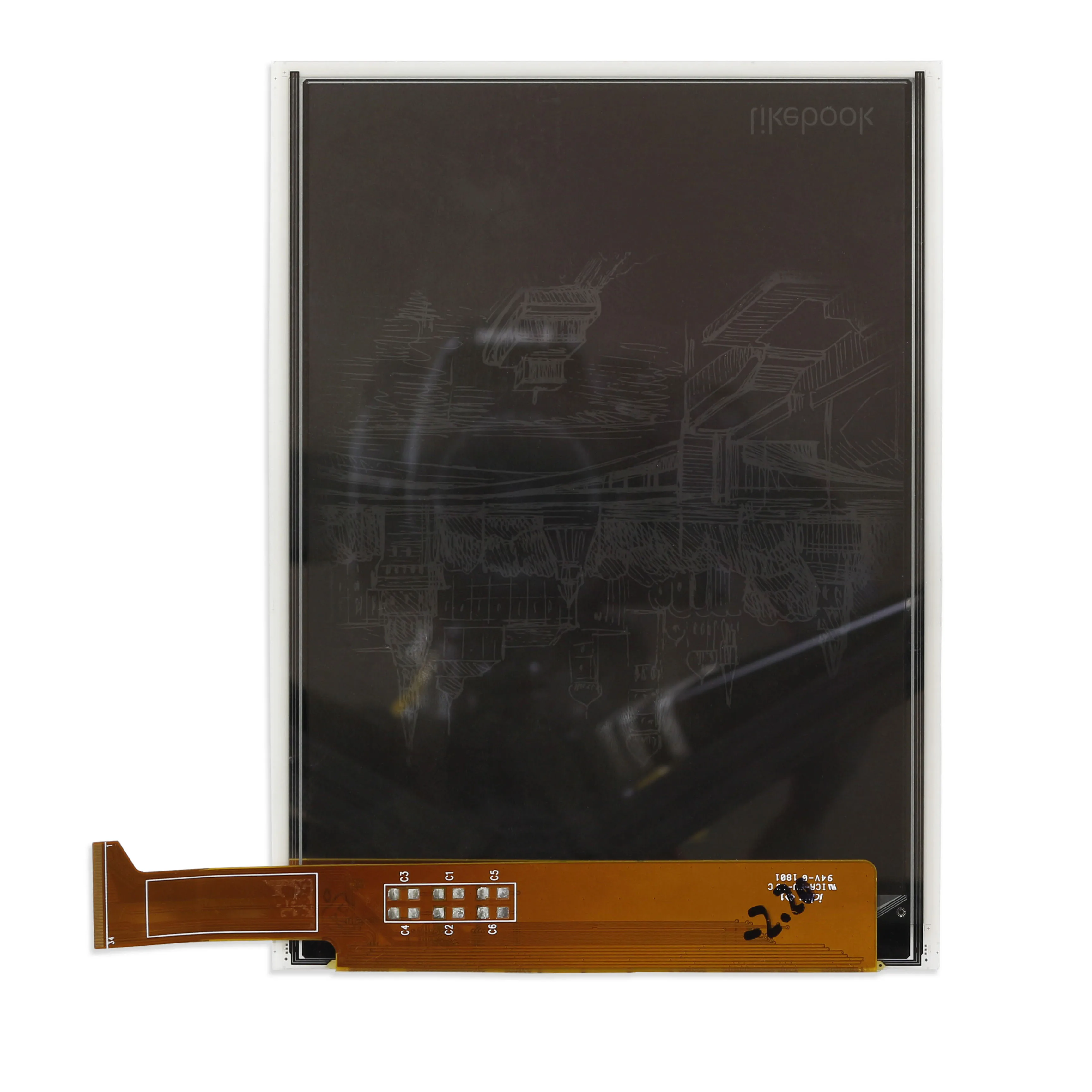 New 6'' inch ED060KC6 1440X1072 E-ink Display without touch or light