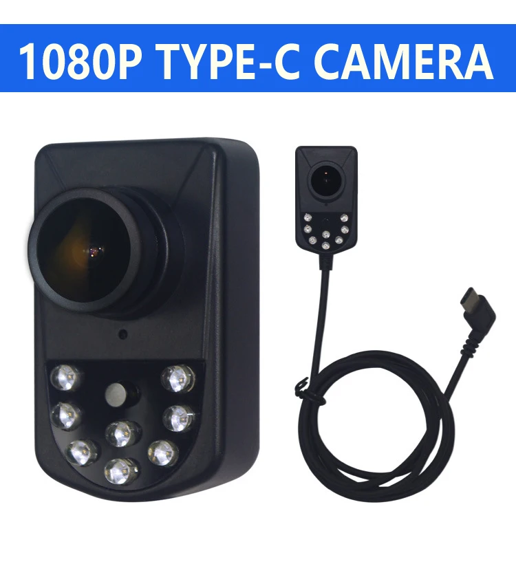 HD 1080P Android OTG Camera 2MP Android Mobile ExternaL Infrared Night Vsion Otg Camera Security Micro USB Mini Camera type-c