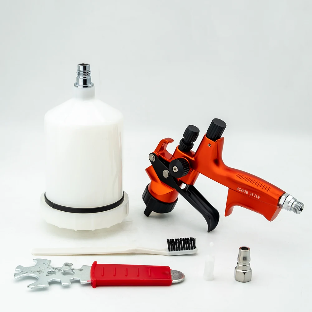 Hoge Kwaliteit 4000B HVLP Spuitpistool 1.3mm Rvs Mondstuk Verneveling Professionele Spuit Verf Airbrush Voor Auto Schilderen