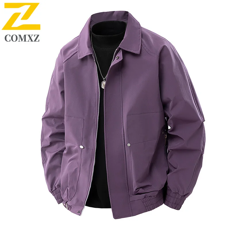 

2024 брендовая мужская куртка, осенняя новая свободная многофункциональная дорожная ветрозащитная куртка, износостойкая ветровка для кемпинга на открытом воздухе ​