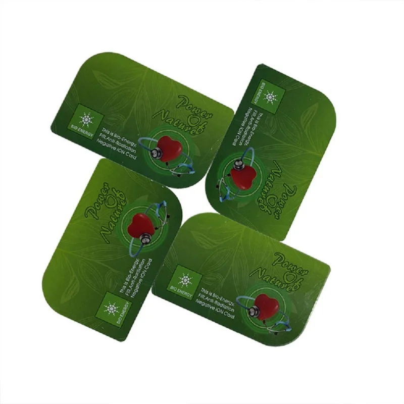 

Wholesale health care positive bio nano energy card with around 2000 cc negative ion do good to body health