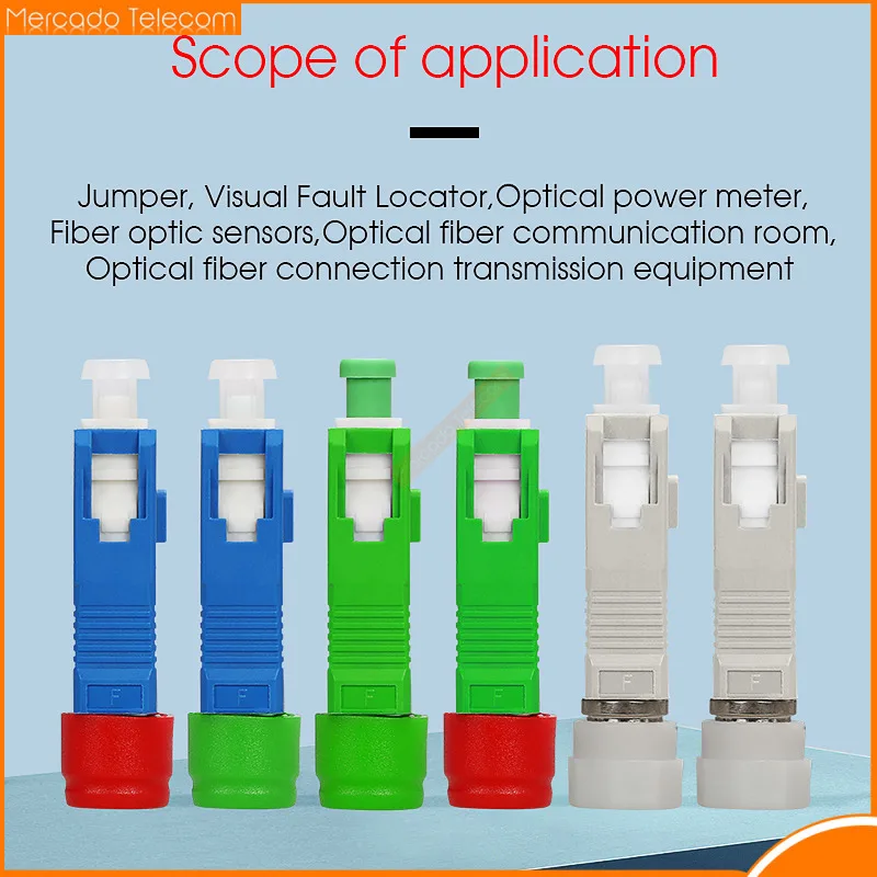 Fiber Optic Adapter Conversion Joint Flange Coupler Adapter Single Mode FC Female-SC male SC-FC