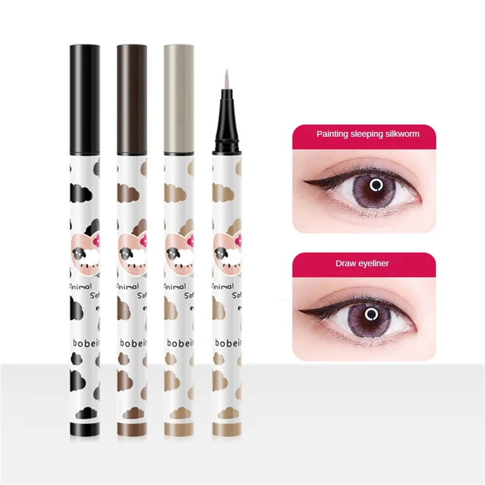 Eyeliner mit feiner Spitze, dauerhafter Make-up-Effekt, dauerhafter, schnell trocknender Eyeliner für alle Tragekomfort, schnell trocknendes Eyeliner, wasserfestes Make-up