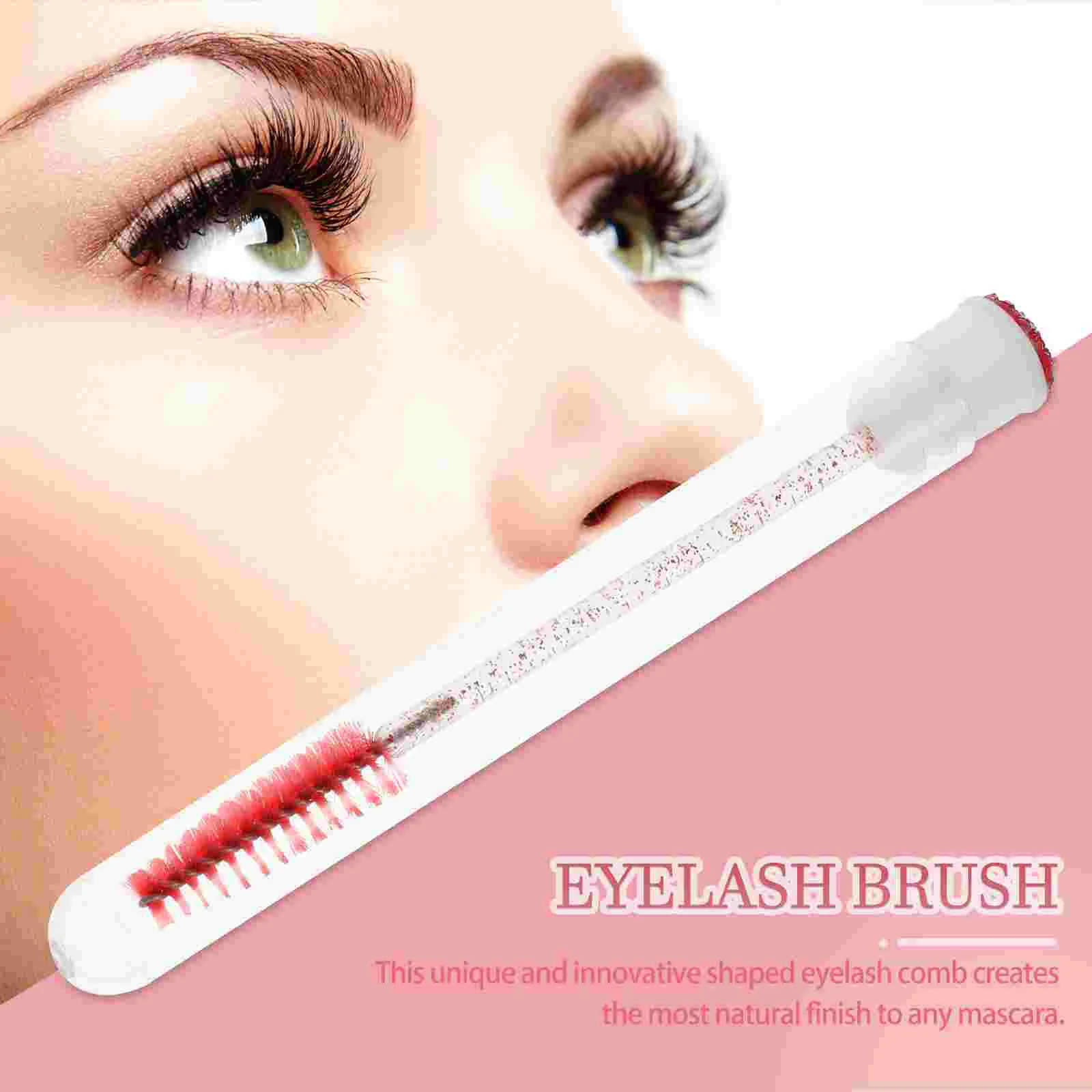 10 Pcs Valentines Lash Wands Diamond Mascara Brush Eyelash Eyebrow Tube Miss