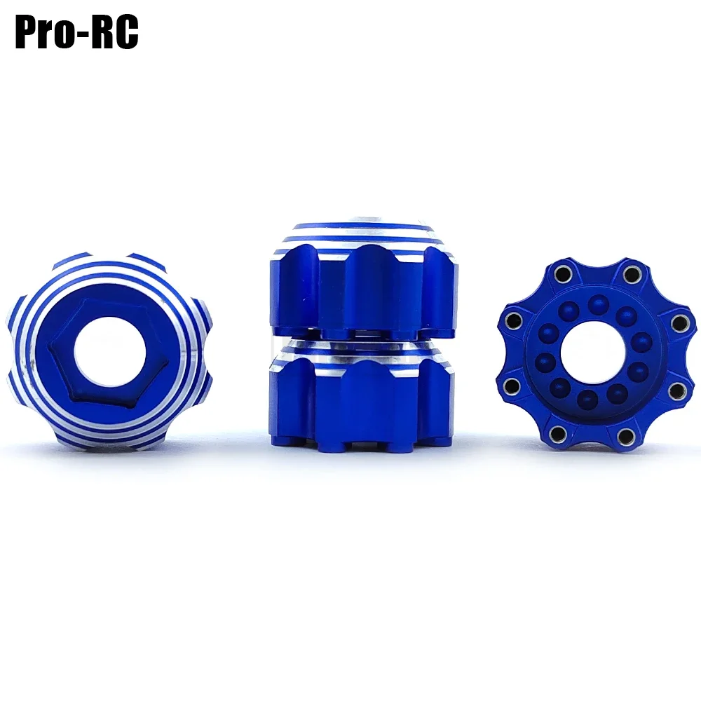 3.8 Polegada 8x32 a 17mm roda hex adaptador liga de alumínio 7075 para pl linha 1/8 série pneus peças atualização