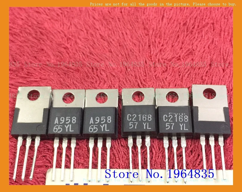 2pcs/lot=a pair 2SA958 2SC2168 200V