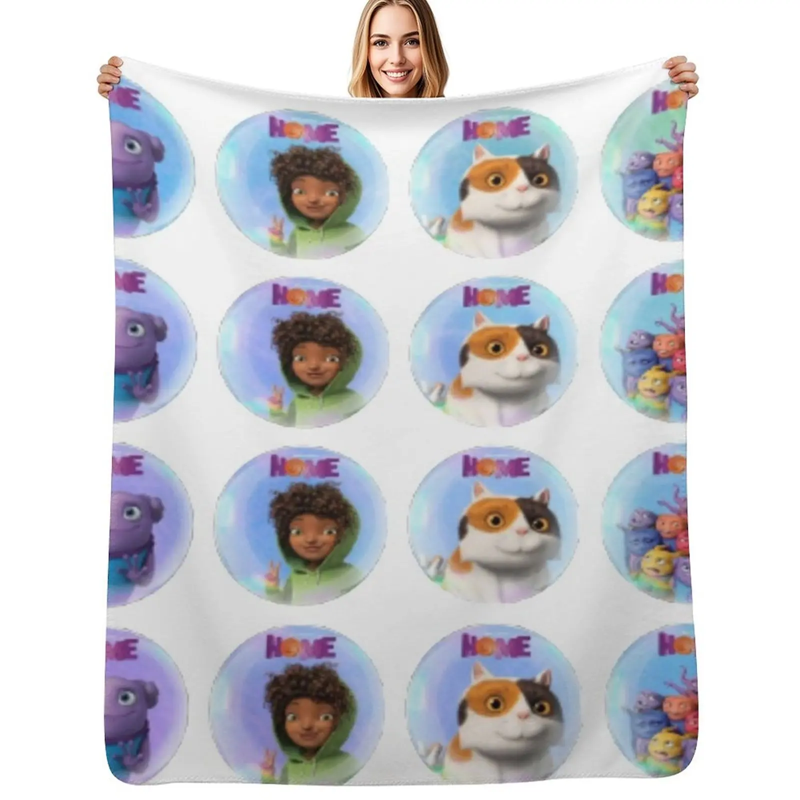 Manta de Peluche para el Hogar, Estilo Netflix, Suave y Peluda, para Dormitorio o Sala de Estar