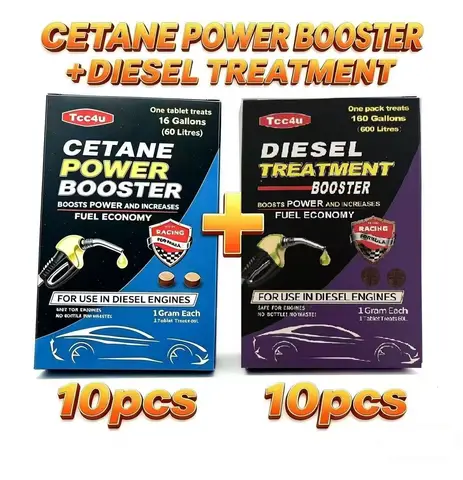 Pack Sale: Diesel Fuel Additive + Cetane Booster Combo Boost Power, Clean Injectors & Improve Fuel Economy With Our Dual Set