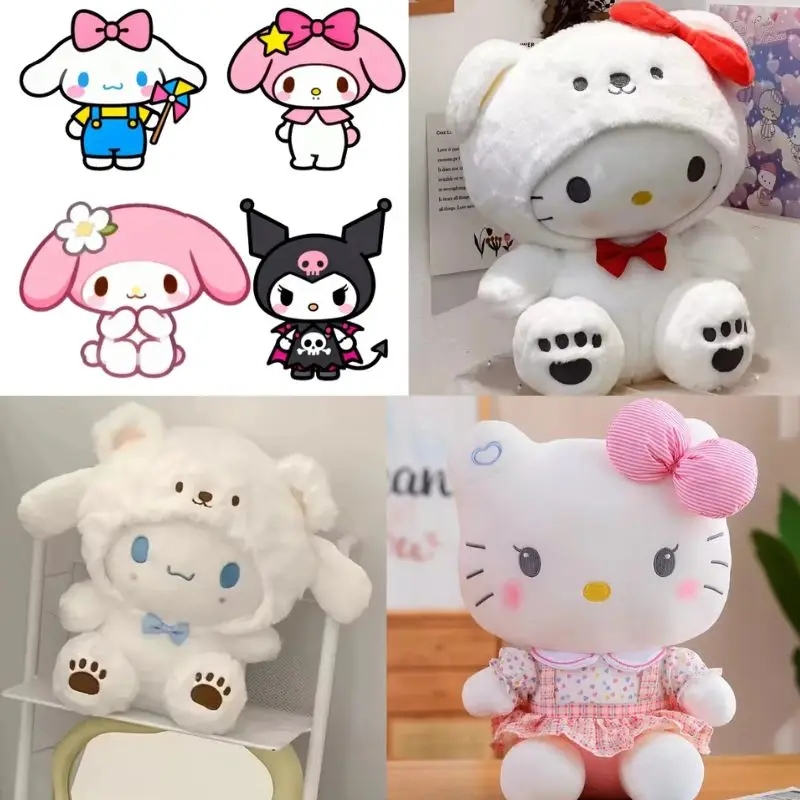 

Adorable Sanrio Kuromi Jade Dog Dress Up Plush Doll Soft Stuffed Animal Plush Toy Perfect Birthday Gift For Children
