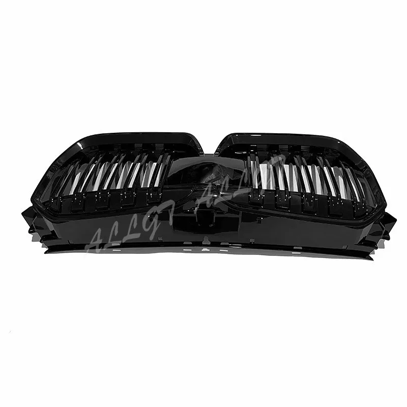 جديد المصد الأمامي بار الكلى مصبغة خط مزدوج LCI شواء لسيارات BMW X1 U11 U12 xDrive18d 28i 23d M35i Sport 2022 2023 +