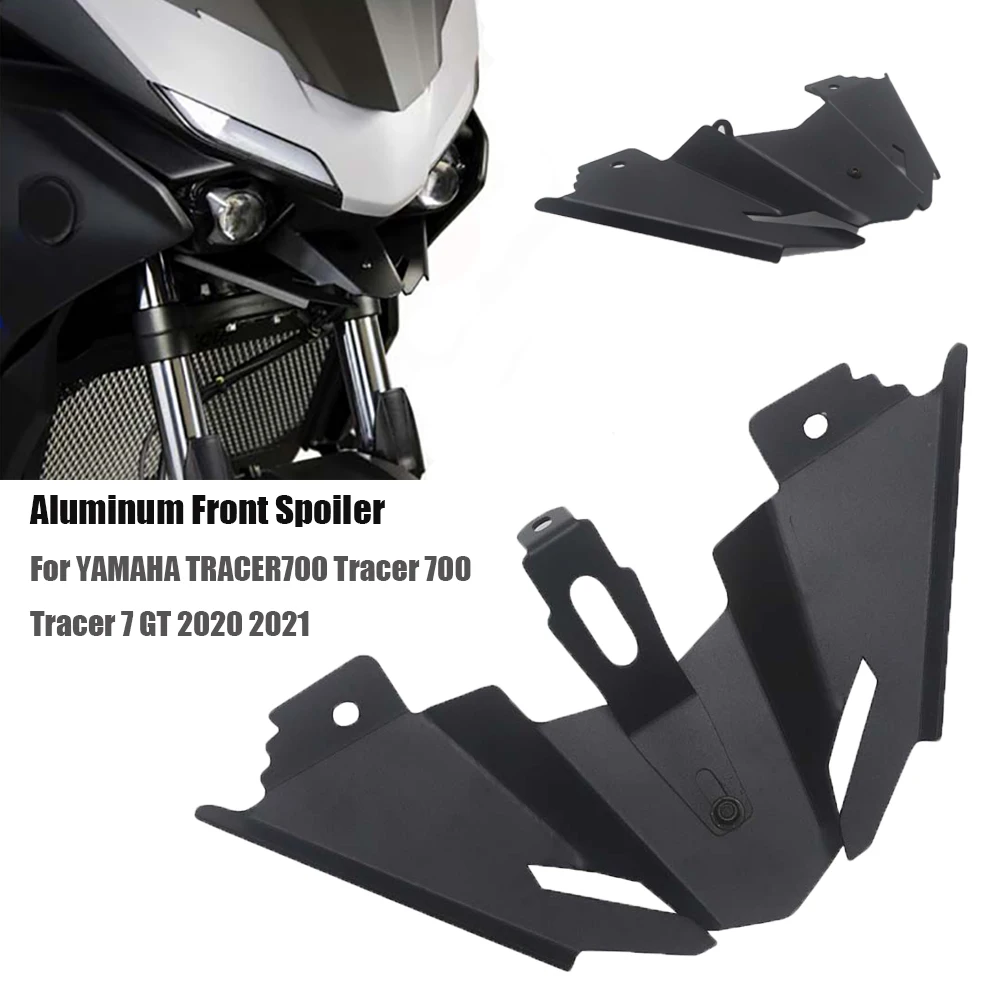 

High Quality Motorcycle Aluminum Front Spoiler For YAMAHA TRACER700 Tracer 700 Tracer 7 GT 2020 2021 Motorcycle Accessories