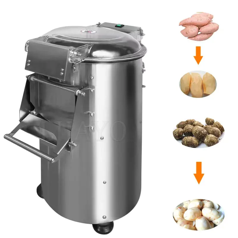 

Vegetable Fruit Washing Peeling Cleaning Machine Ginger Potato Roller Peeler