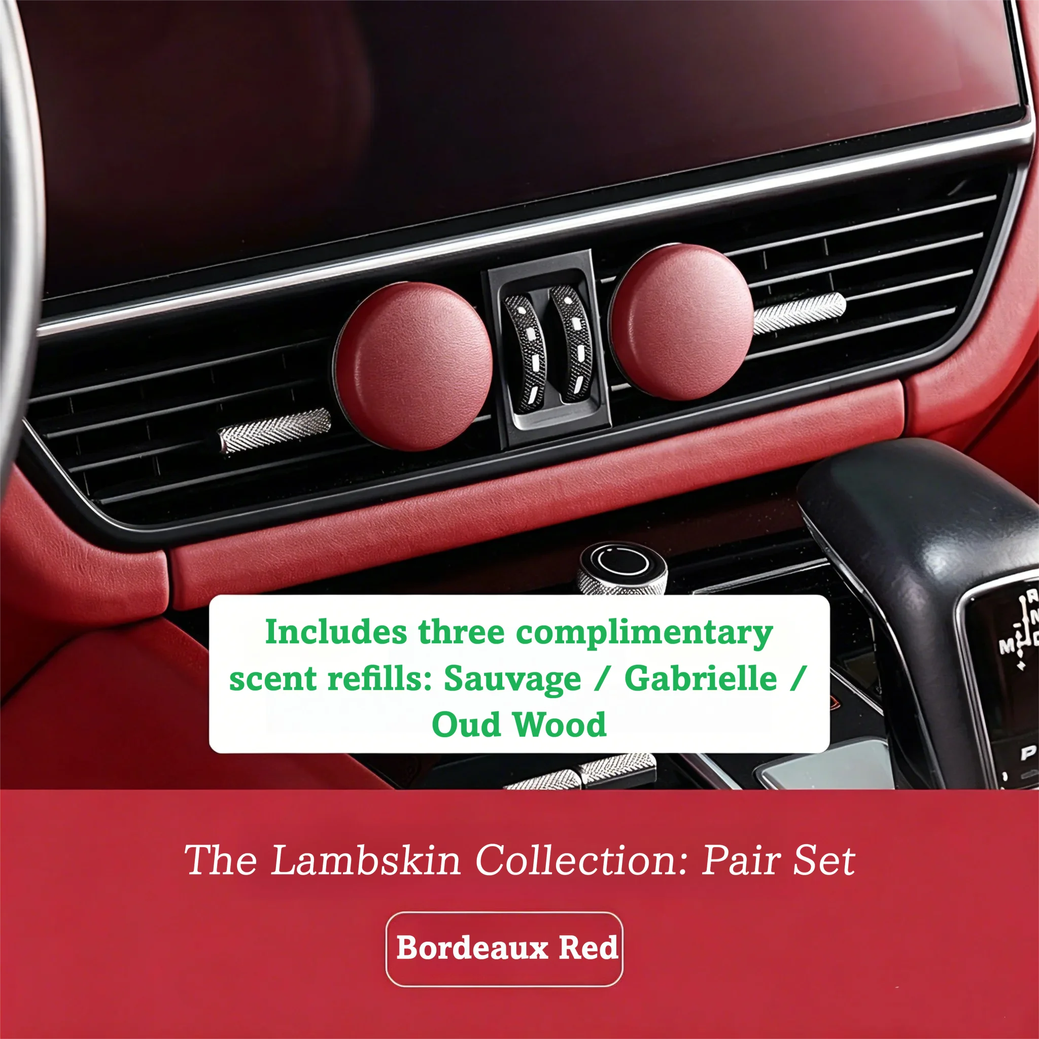 

For Porsche Cayenne Panamera Macan 911 718 Car Air Freshener Vent Clip Perfume Interior Accessories Gift