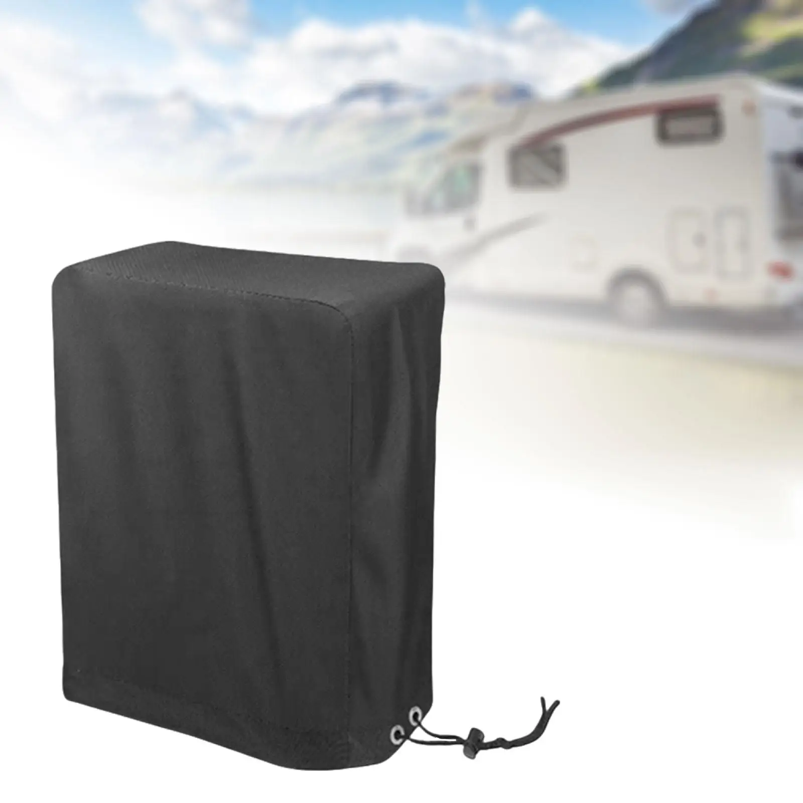 Trailer RV Electric Tongue Jack Cover, Protective Cover, Car Accessories, with Drawstrings, Rainproof Protective Waterproof