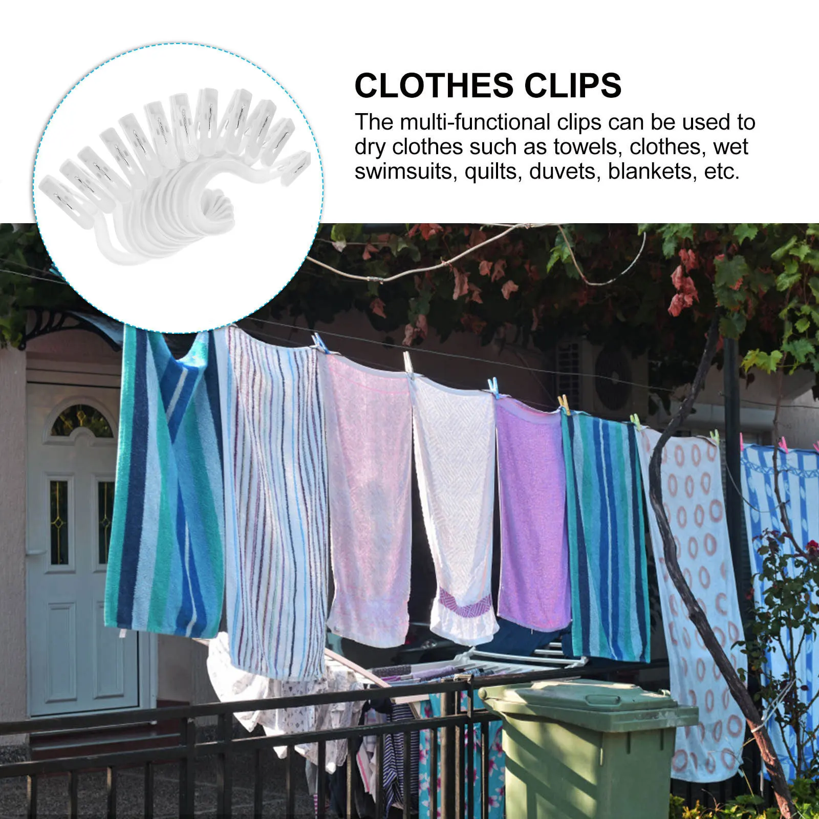 

12Pcs Laundry Hooks Clip Clothes Hanging Clips Multipurpose for Socks Towels Hats Boot Bras Home Use Laundry Hooks Clip