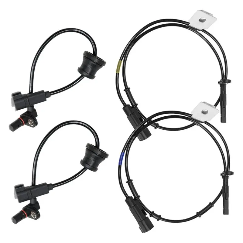 ABS Wheel Speed Sensor 4 Pack-Fits For GMC Terrain 2.4L 3.6L 2010-2017-Includes 520811372 20711372 20811371 20711371-N31R