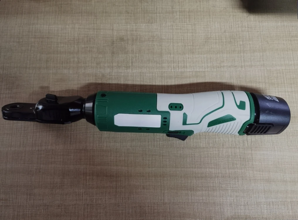 90° Right Angle Electric Wrench, Extended Hollow Wire-through Ratchet Head, Lithium Screwdriver Corner Repair Tool