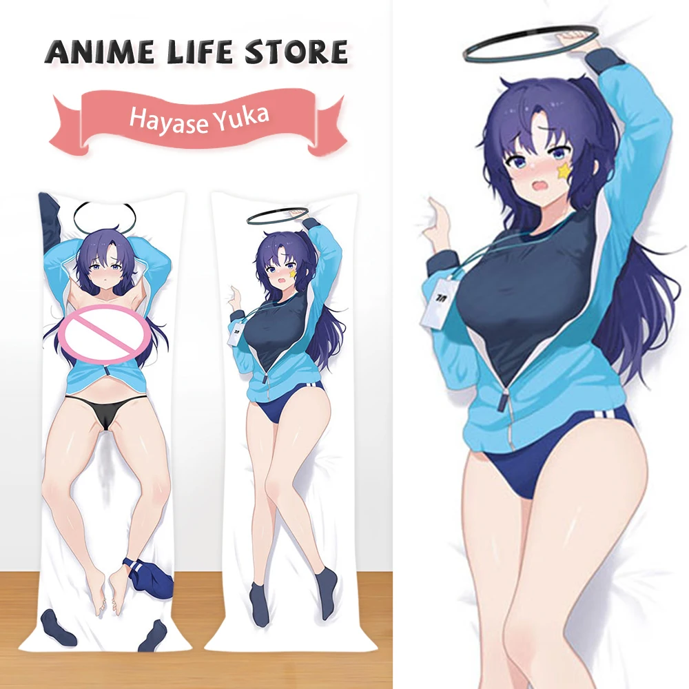 

Cartoon Hayase Yuka Fullbody Dakimakura Pillow Cover Anime Swimsuit Style Pillowcase Hugging Fullbody Otaku Cushion Covers
