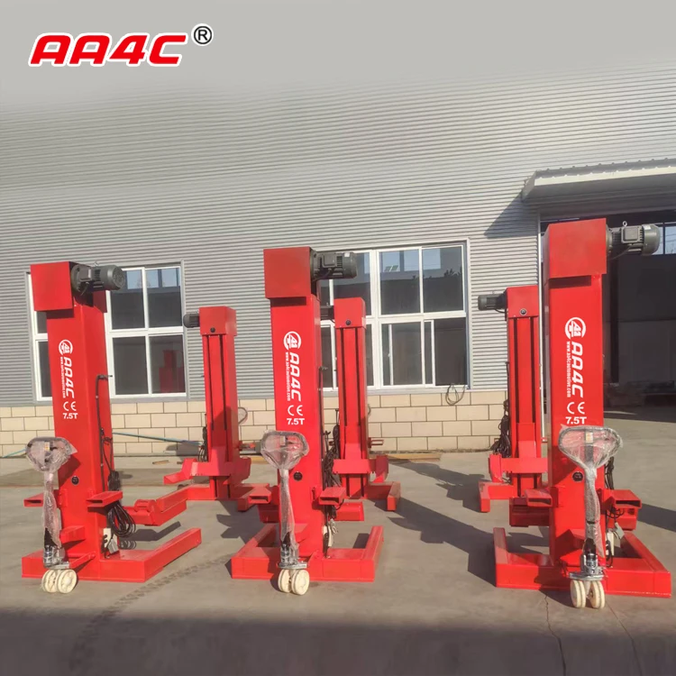 AA4C 45T  Bus &truck Lift Heavy Vehicle Lift Combined 4 Post Parking Hoist Mobile Column Lift (Screw-up)
