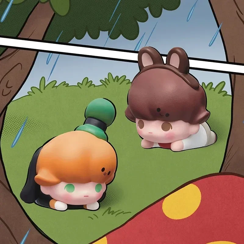 POP MART POP BEAN DIMOO WORLD x DISNEY Classic Series (3 قطع por paquete) 1 unidad/10 piezas صندوق أعمى ألعاب Kawaii Anime