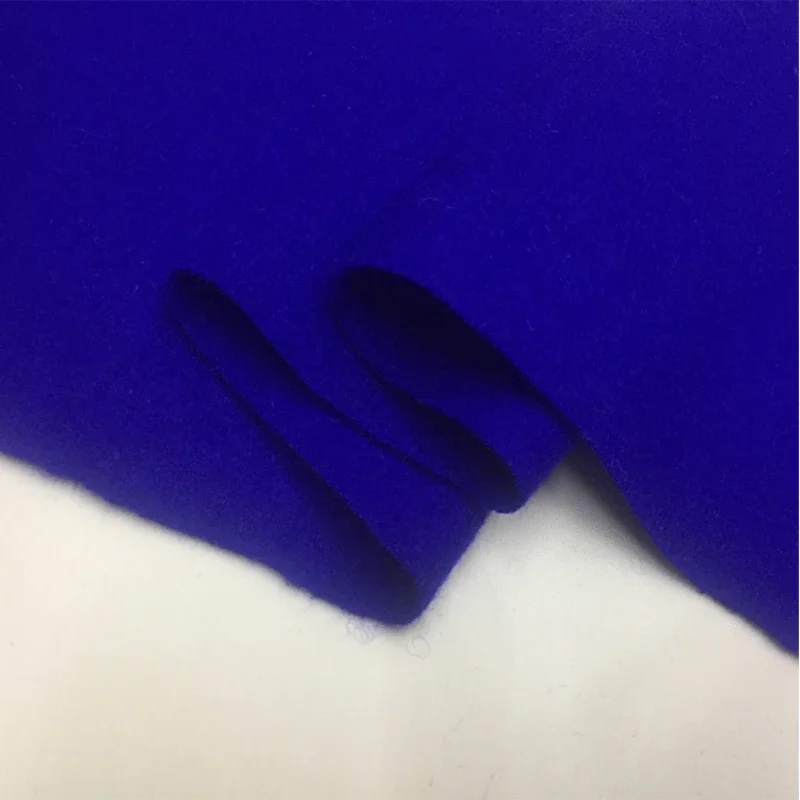 Wool Cashmere Fabric Royal Blue Stretch Knitted Autumn Winter Fashion DIY Sewing Dress Cardigan Fabrics Cloth by Meter